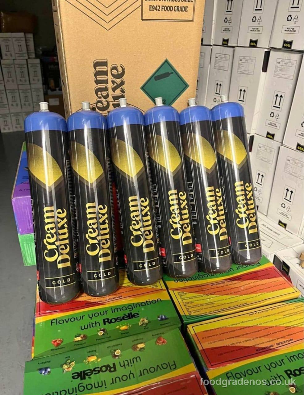 Cream Deluxe Gold, ready to ship